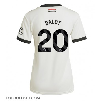 Manchester United Diogo Dalot #20 Tredjetrøje Dame 2024-25 Kortærmet Manchester United Diogo Dalot #20 Tredjetrøje Dame 2024-25 Kortærmet